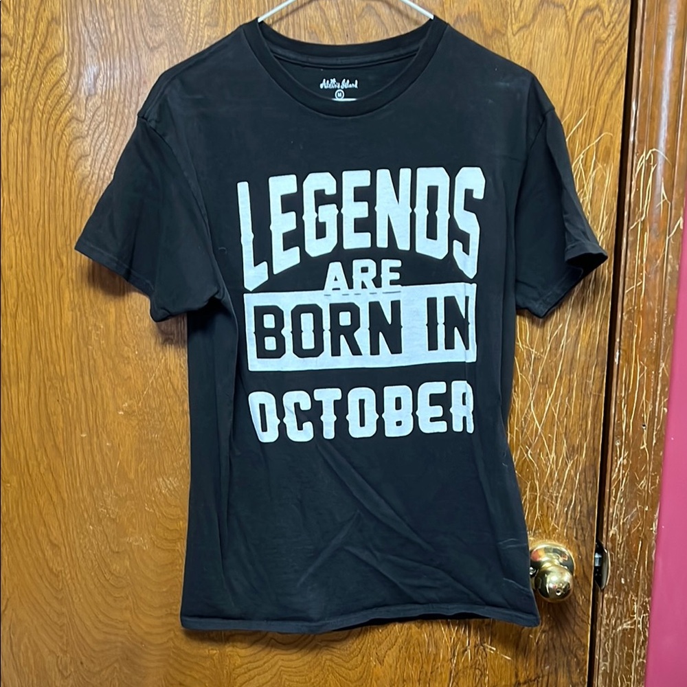 October black t-shirt